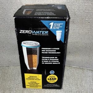 Zero Water brand Replacement Filter - premium 5 stage ion